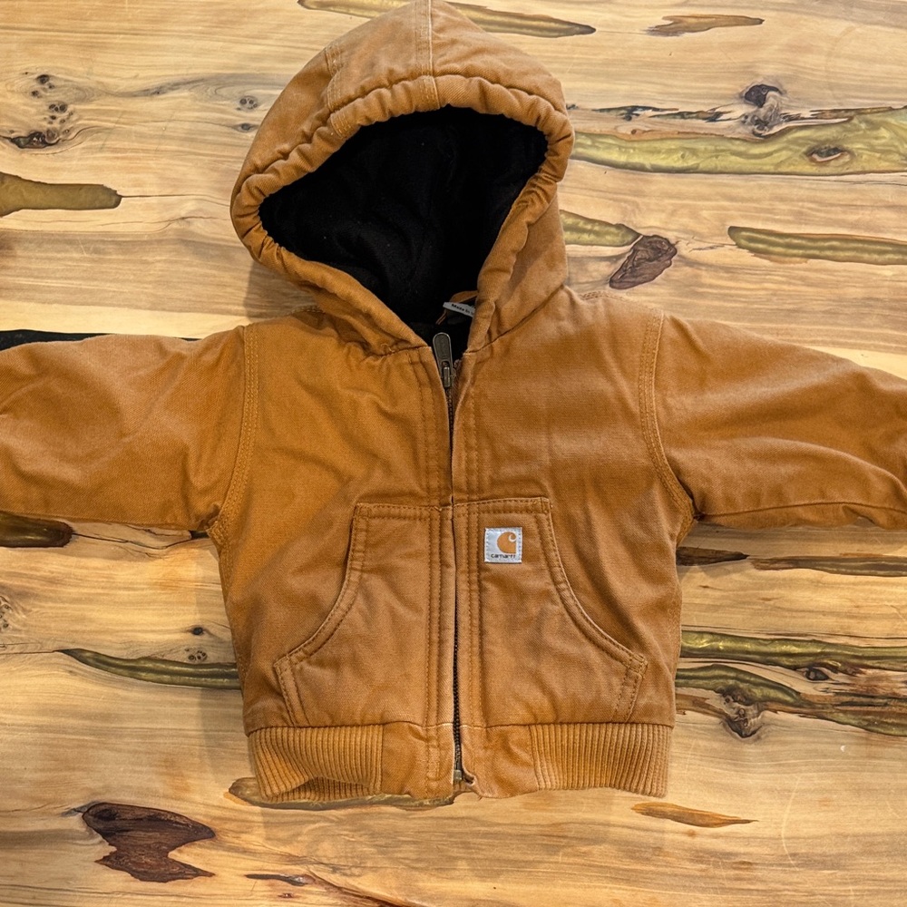 Carhartt Tan Hooded Jacket